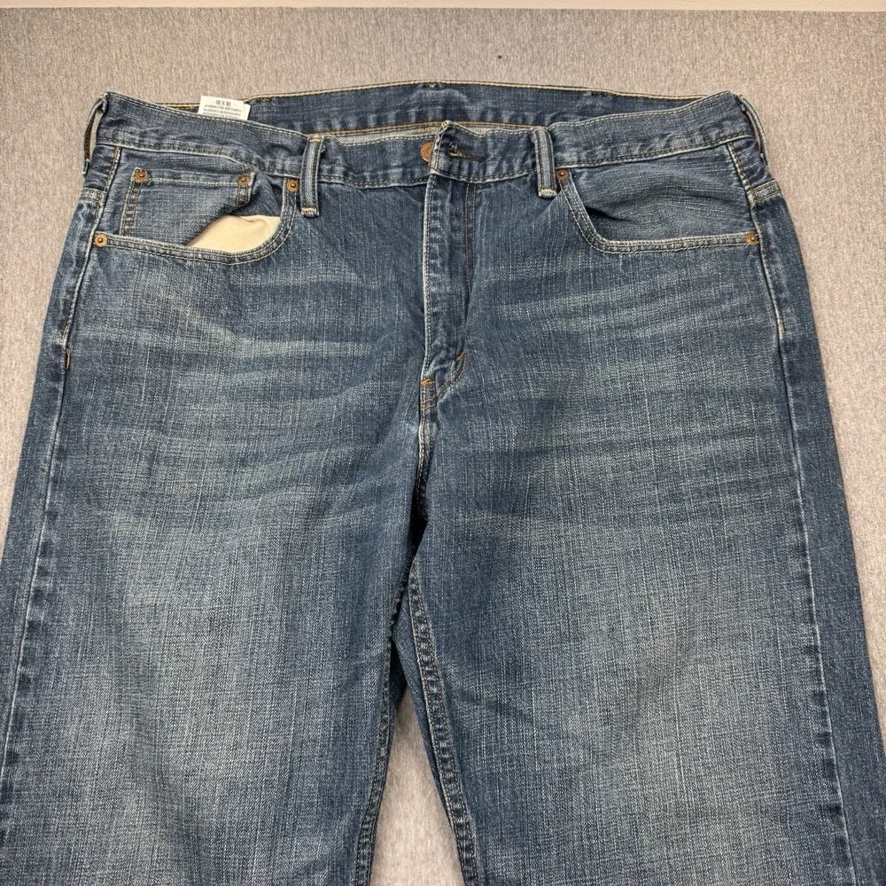 Levis Jeans Mens Sz 38x30 569 Loose Fit Straight Leg Denim Pants Baggy Whiskered